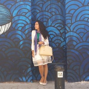 STRADIVARIUS White tulle skirt